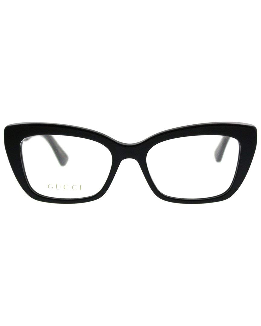 Gucci Cateye Eyeglasses GG0165O 001 Black 51mm 0165