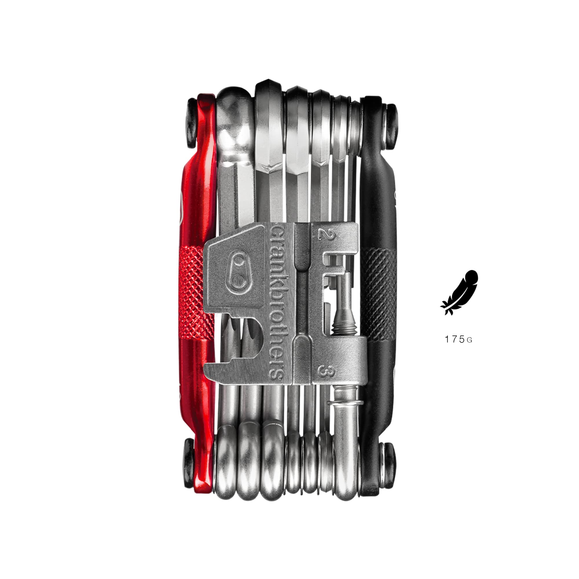 Crankbrothers Multi Tool M 19 Matte Black Red