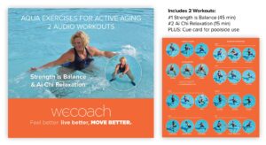 2 water workouts strength is balance & ai chi relaxation (audio cd)