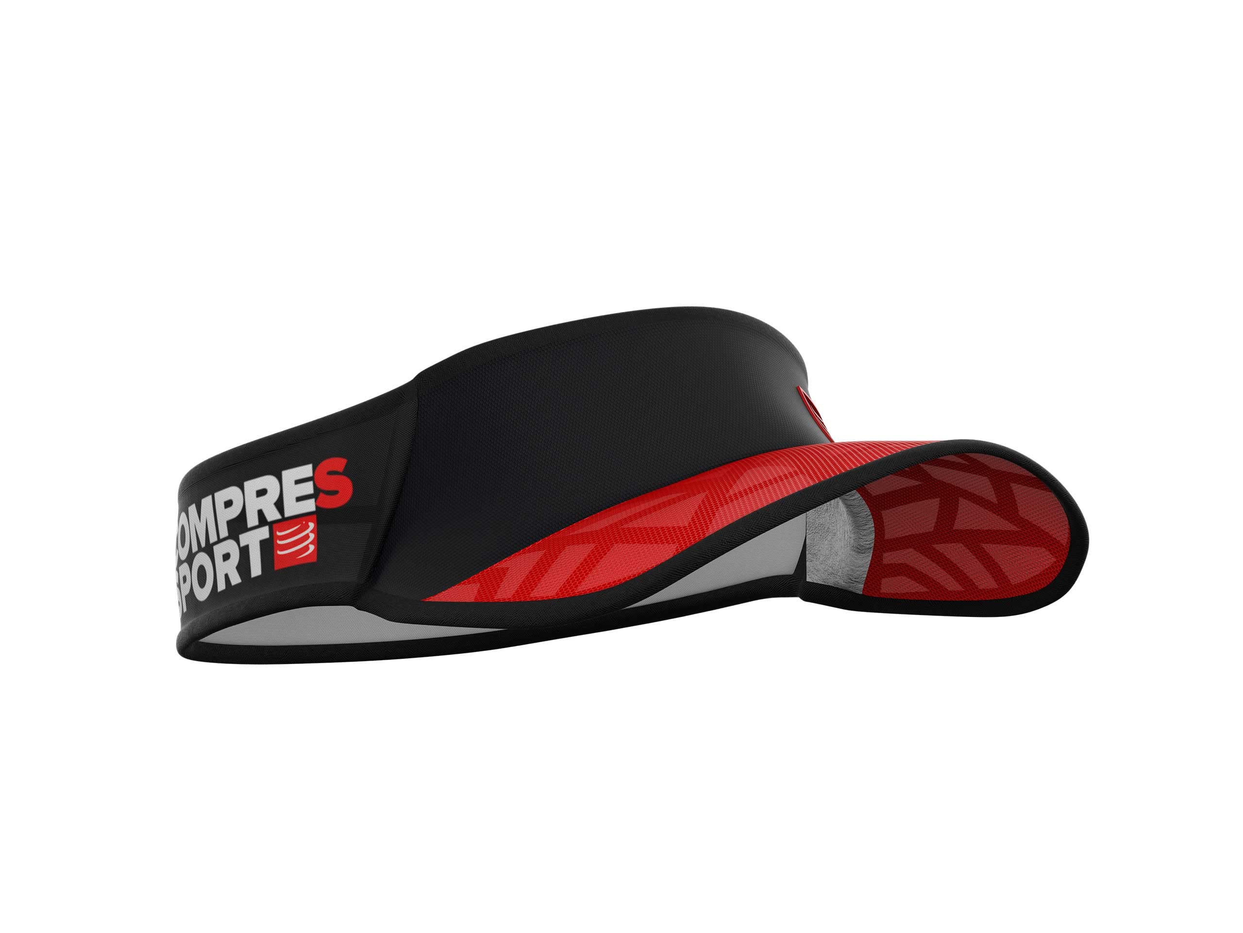 COMPRESSPORT Visor, Rouge/Noir, One Size