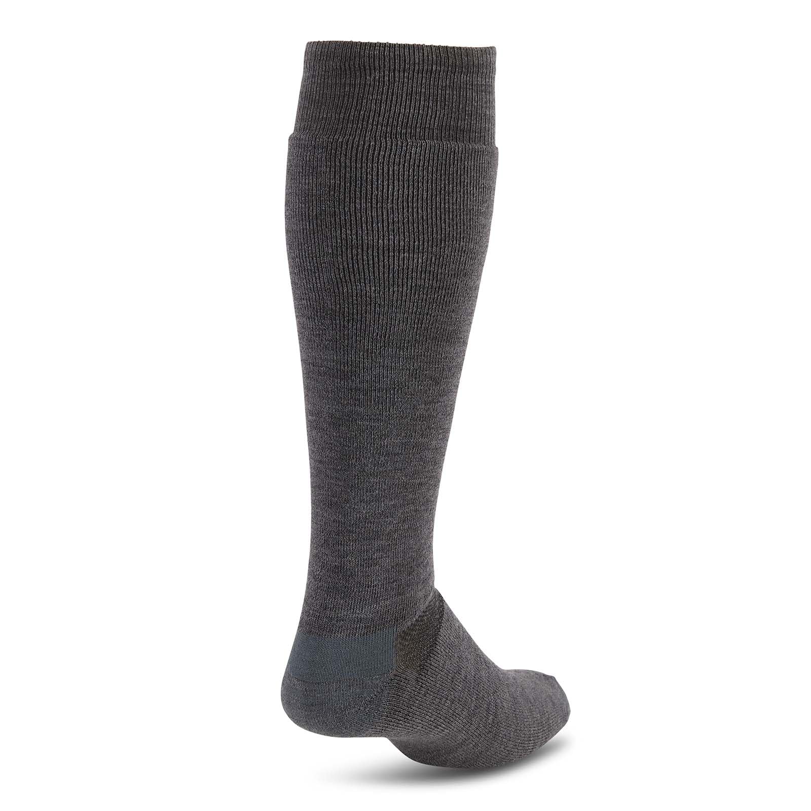 Merino Wool Ski and Snowboard Sock Grey Heather Medium