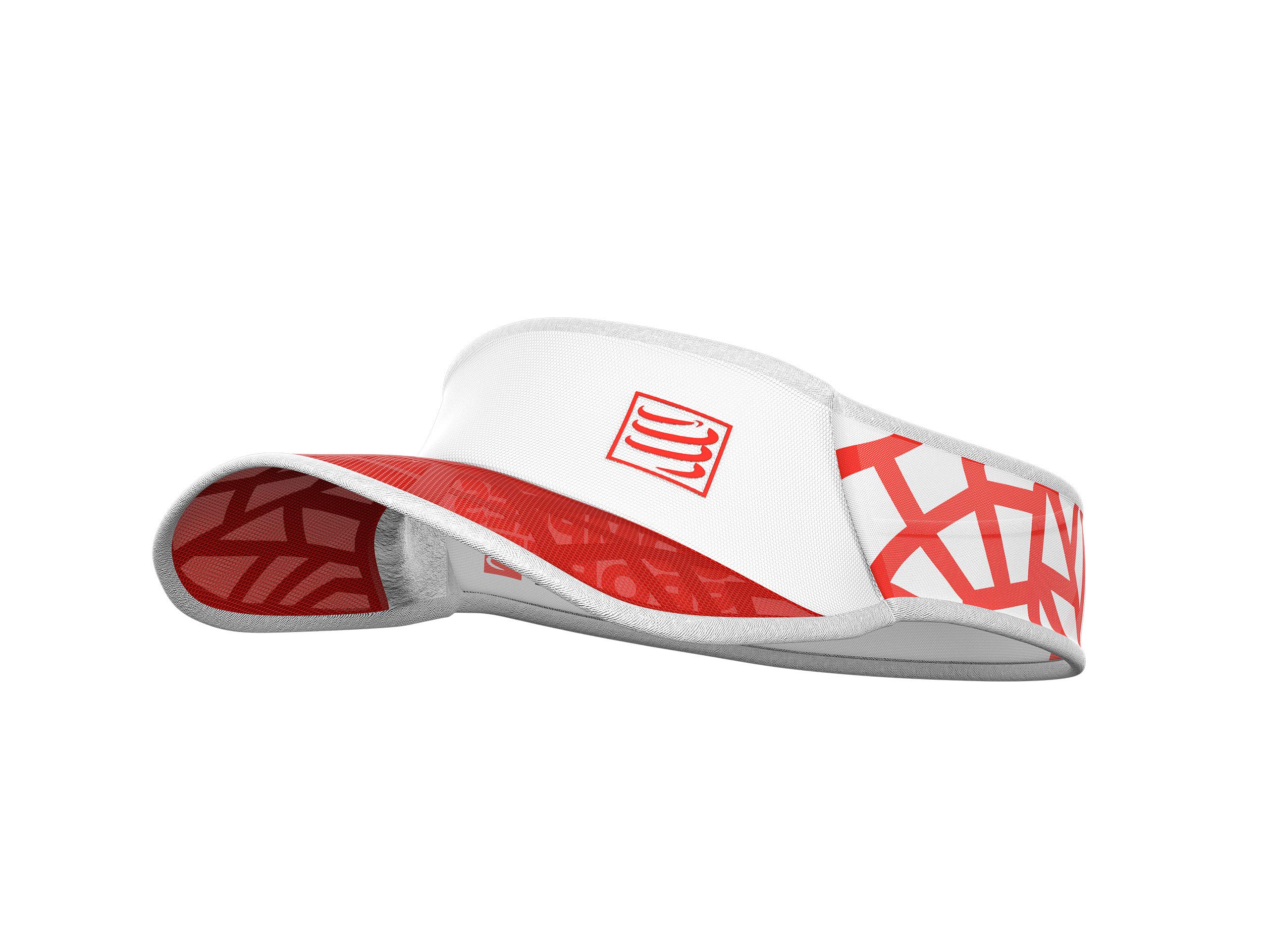 COMPRESSPORT Visor, Rouge/Blanc, TU EU