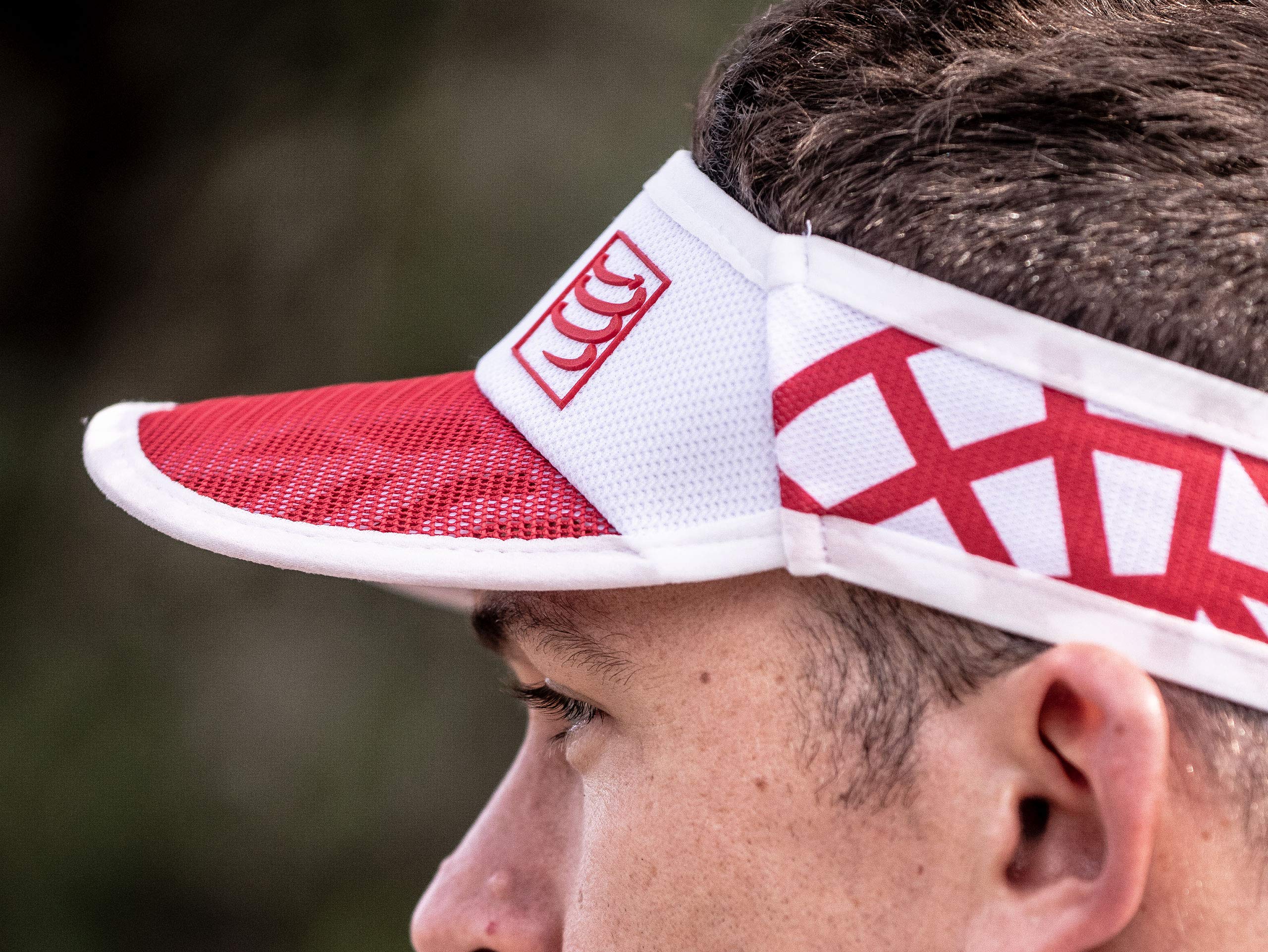 COMPRESSPORT Visor, Rouge/Blanc, TU EU