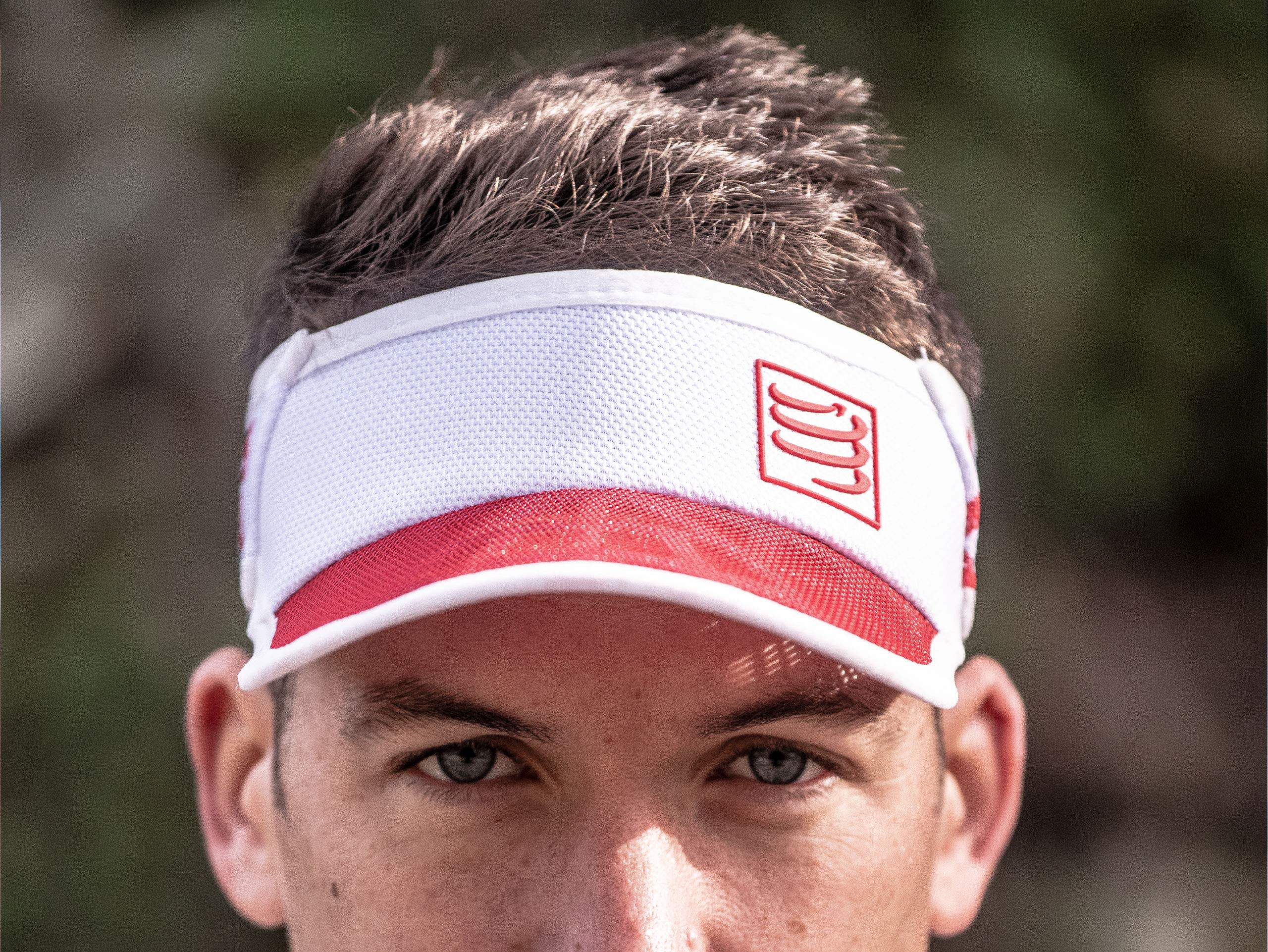 COMPRESSPORT Visor, Rouge/Blanc, TU EU