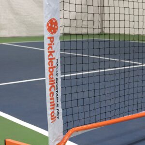 PickleballCentral Rally Pickleball Net, Portable Net System, Indoor/Outdoor, Pickleball Training Aids, Regulation Size, Alloy Steel Frame, Net and Carry Bag