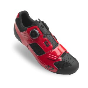 Giro Trans Boa Mens Road Cycling Shoe − 46.5, Bright Red/Black (2020)