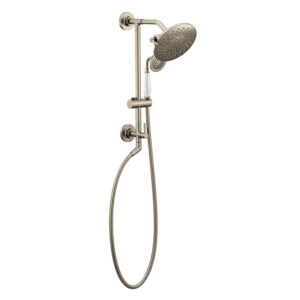 Moen Annex Brushed Nickel Shower Slidebar and Shower Hose System Trim, Valve Required, TS3661NHBN