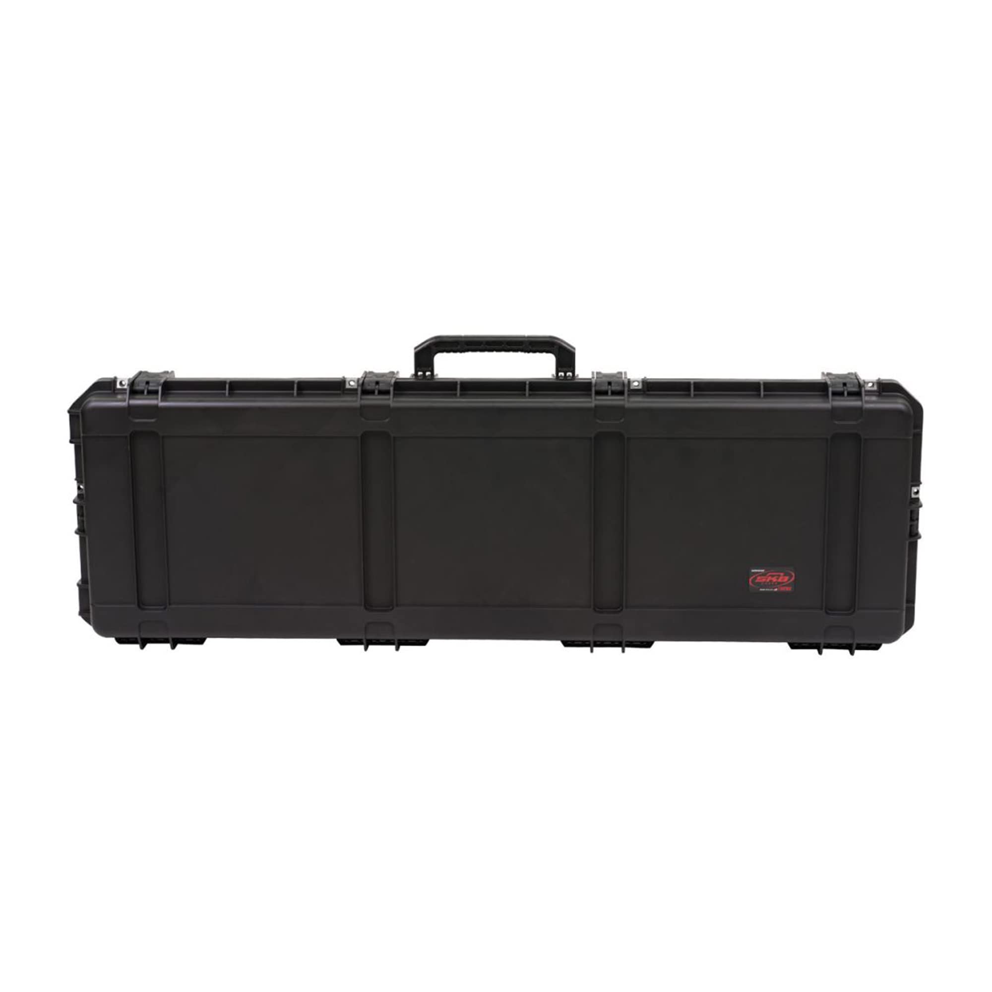 SKB iSeries 60 Inch Waterproof Utility Protective Case with Wheels, Layered Foam Interior and Stainless Steel Protector Clips, Black