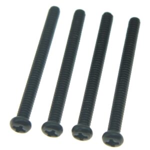 KAISH American Thread Humbucker Pickup Height Screws Humbucker Pickup Ring Pickup Surround Frame Mounting Screws Springs for Gibson/EMG/Seymour Duncan/Dimarzio Black