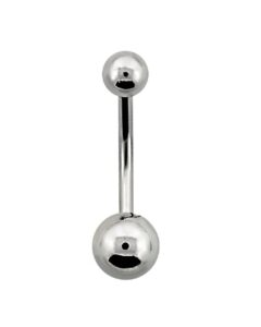 pierced owl eo gas sterilized g23 titanium belly button ring (14mm (9/16"))