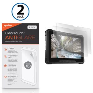 BoxWave Screen Protector Compatible with Dell Latitude 7212 Rugged Extreme Tablet - ClearTouch Anti-Glare (2-Pack), Anti-Fingerprint Matte Film Skin