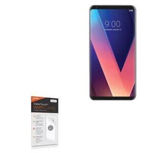 boxwave screen protector compatible with lg v30+ (screen protector cleartouch anti-glare (2-pack), anti-fingerprint matte film skin for lg v30+, lg v30+, v30 | v35 thinq