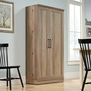 Sauder HomePlus Storage Pantry cabinets, L: 35.35" x W:17.09" x H: 71.22", Salt Oak finish