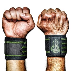 manimal wrist wraps for weightlifting - professional wrist straps for men and women - strength training, bodybuilding, powerlifting, cross fit - eliminate wrist pain with durable support (since 2010)