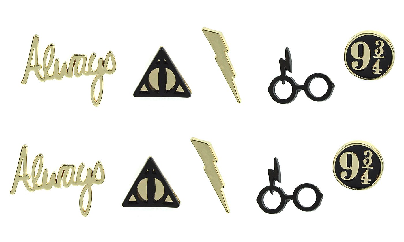 Harry Potter 5 Pack Earring Set #1