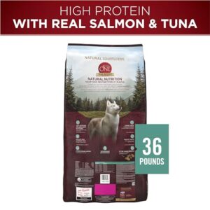 Purina ONE True Instinct with Real Salmon and Tuna Natural with Added Vitamins, Minerals and Nutrients High Protein Dog Food Dry Formula - 36 lb. Bag