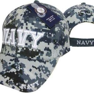 Military Veteran 3D Letters Digital Camo ACU Embroidered Cap Hat (Licensed)