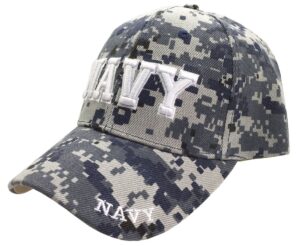 military veteran 3d letters digital camo acu embroidered cap hat (licensed)