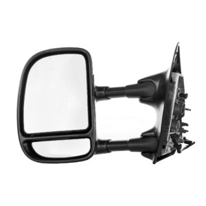 dependable direct left driver side textured mirror compatible with ford sd 99-02, f-250, f-350 - parts link #: fo1320196