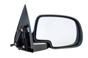 dependable direct passenger side parts link #: gm1321230 non-heated manual operated mirror for cadillac escalade chevy silverado suburban hd tahoe gmc sierra yukon xl 1500 2500 3500 1999-2007