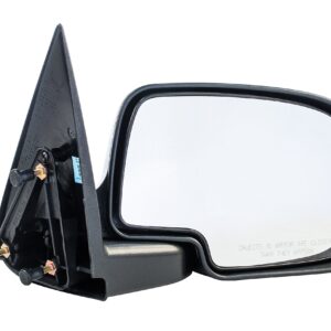 Dependable Direct Passenger Side Parts Link #: GM1321230 Non-Heated Manual Operated Mirror for Cadillac Escalade Chevy Silverado Suburban HD Tahoe GMC Sierra Yukon XL 1500 2500 3500 1999-2007