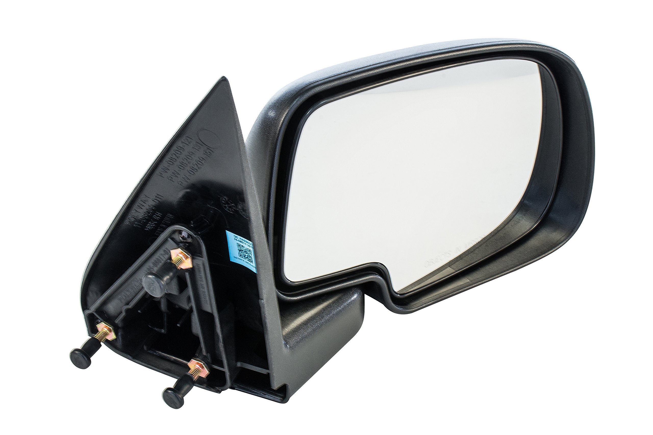 Dependable Direct Passenger Side Parts Link #: GM1321230 Non-Heated Manual Operated Mirror for Cadillac Escalade Chevy Silverado Suburban HD Tahoe GMC Sierra Yukon XL 1500 2500 3500 1999-2007