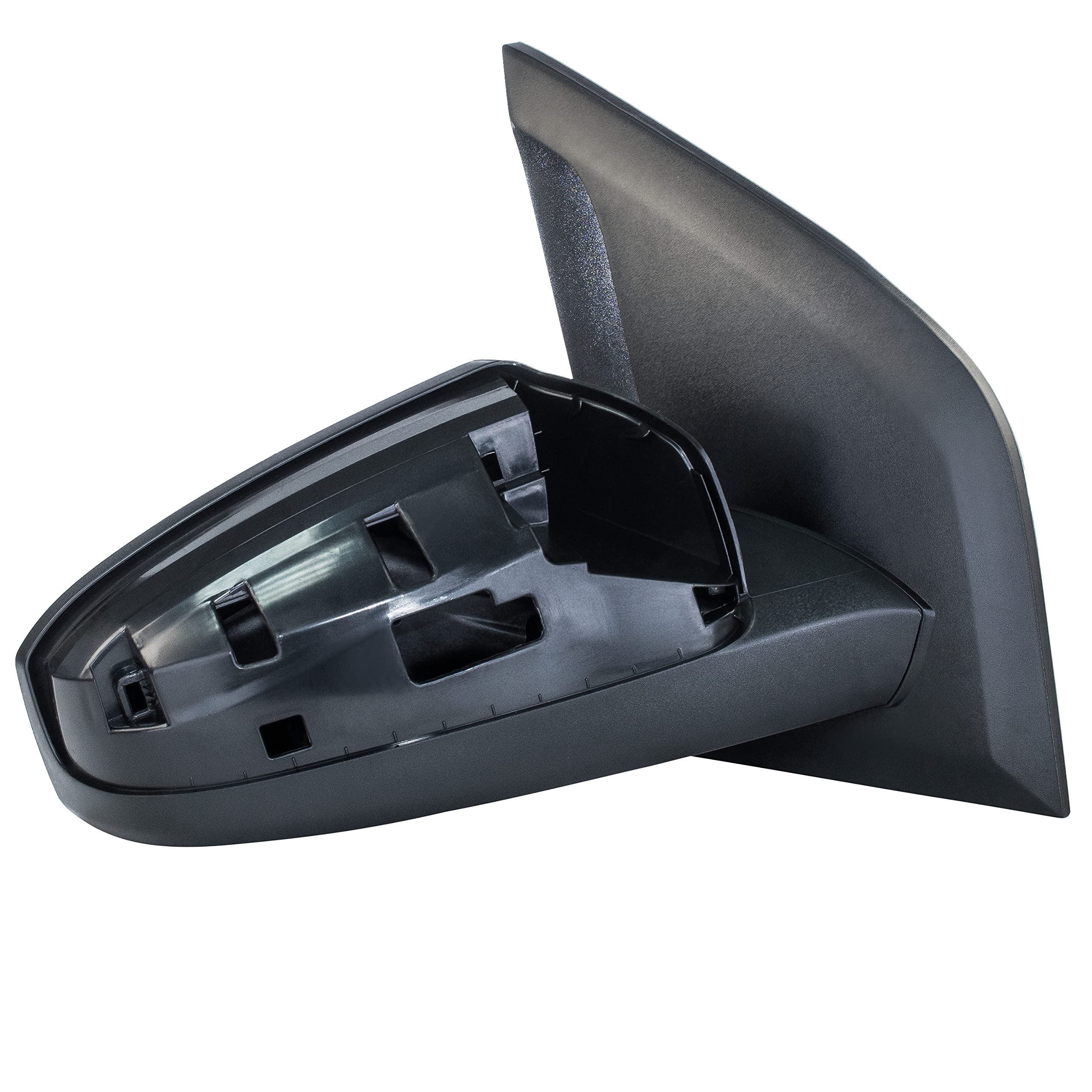 Dependable Direct Passenger Side Mirror for Nissan Sentra (2007 2008 2009 2010 2011 2012) Power Operation Unpainted Non-Heated Non-Folding Right Outside Rear View Replacement Door Mirror - NI1321167