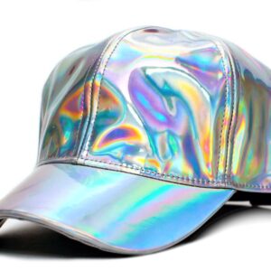 Back to The 80s Future Hat Curved Bill Rainbow Marty McFly Hat Cap Adult