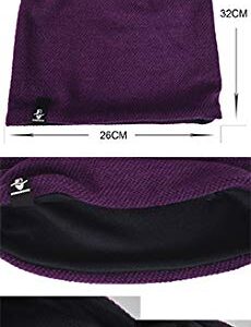 VECRY Mens Slouchy Beanie Knit Skull Cap Long Baggy Hip-hop Winter Summer Hat B305 (B305-Black)