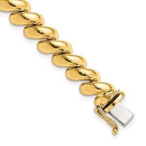 diamond2deal 14k yellow gold san marco bracelet for women