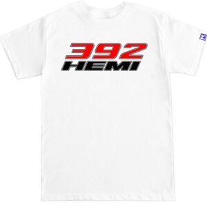 FTD Apparel Men's 392 Hemi T Shirt - Large White/392 Hemi