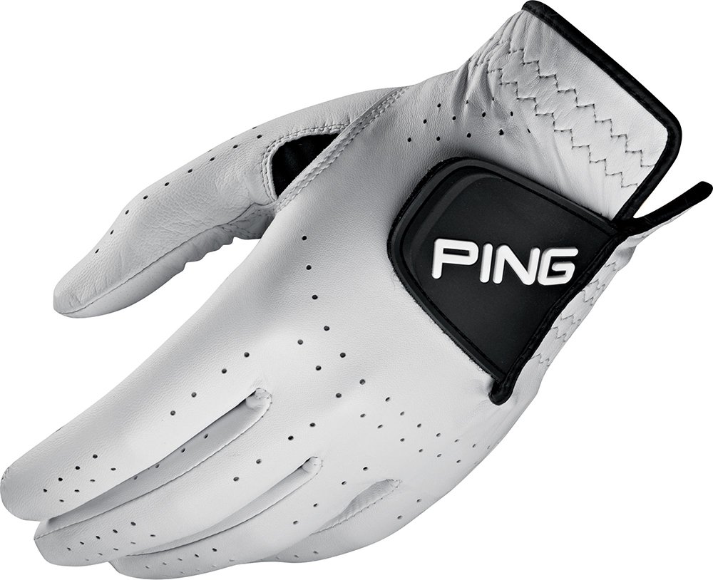 NEW Ping Tour White Solite Premium Cabretta Leather Golf Glove Mens Right Hand(Left Handed Golfer) Medium Large