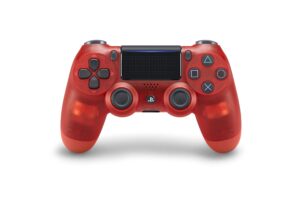 sony dualshock 4 wireless controller for playstation 4 - red crystal - playstation 4