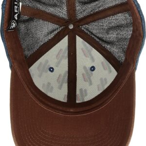 Ariat Women's Serape Cactus Mesh Snap Cap, White/Blue, One Size