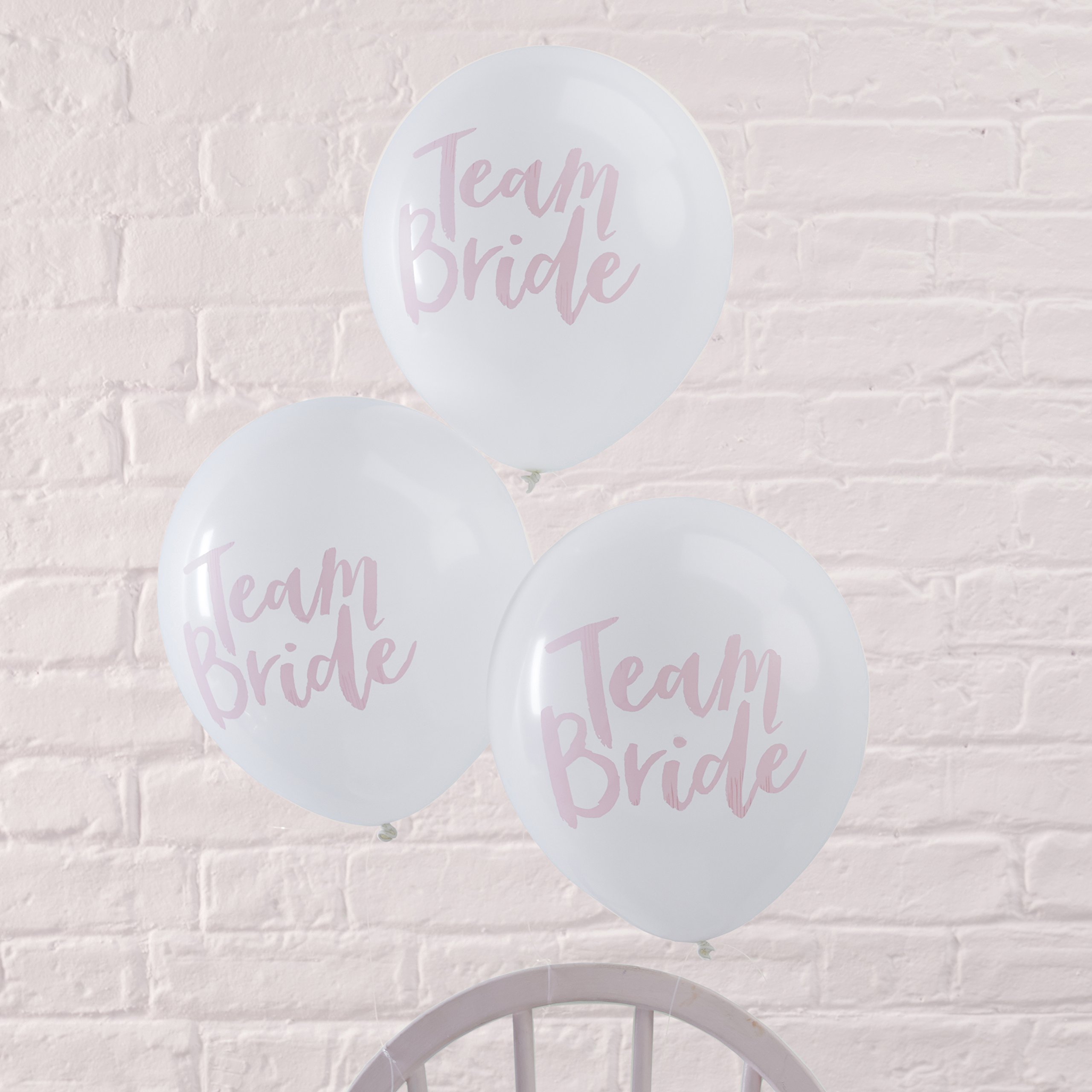 Ginger Ray Designer Team Bride Hen Party Balloons x 10 - Team Bride