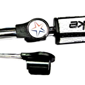 Putter Mounted Divot Tool and Ball Marker - RED/Blue Star