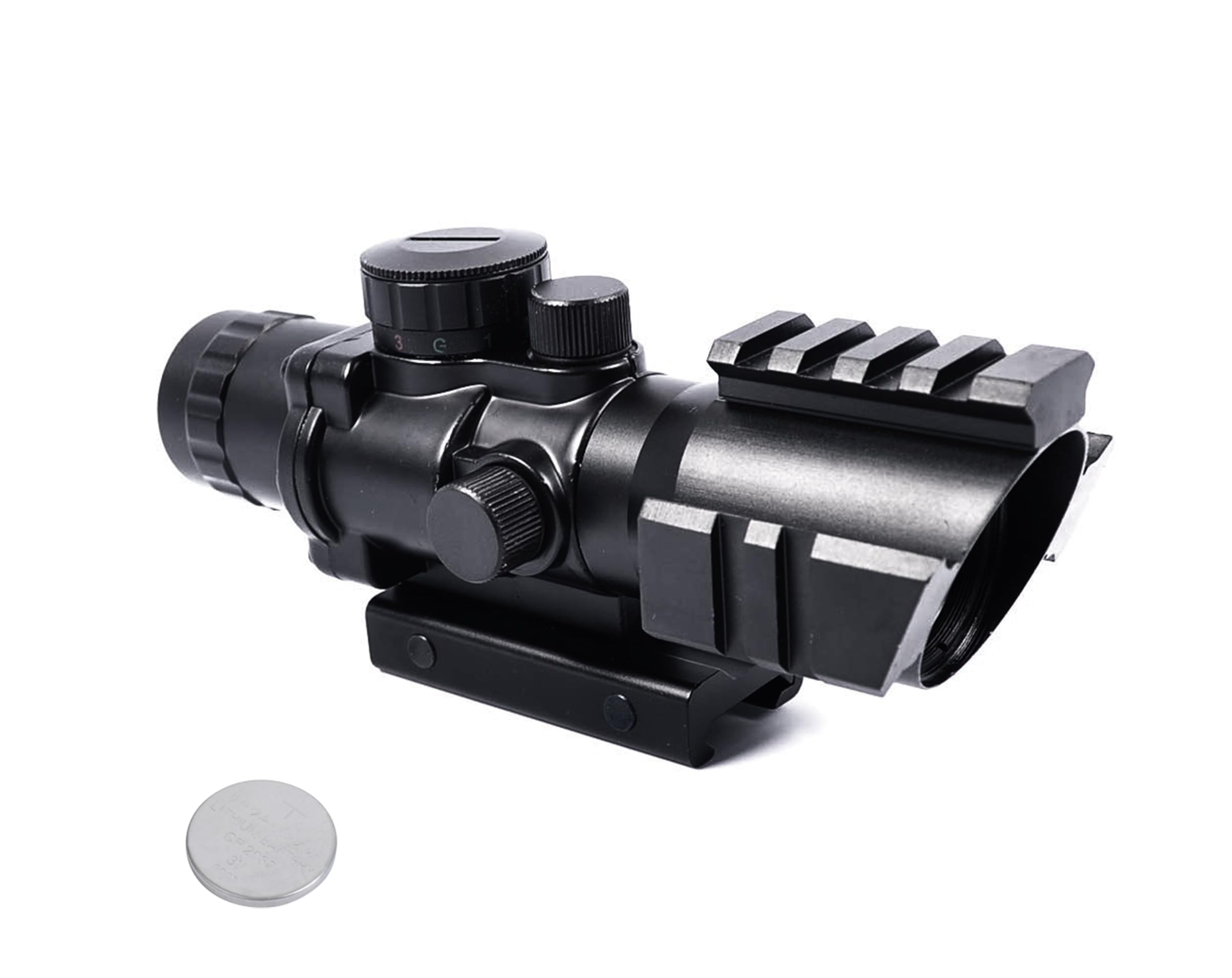 OZARK ARMAMENT 4x32 Scope, Acog Scope, 4X Scope, 4X Rifle Scope, 4X Prism Scope, Tactical Scope, Picatinny Scope Mount Included with Each Prism Optic, Acog Style 4x32 Rifle Scope, Acog Rifle Scope