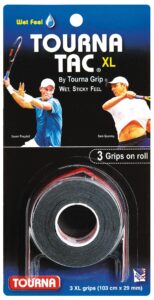 tourna grip tac unisex adult 3 pack of 3, black