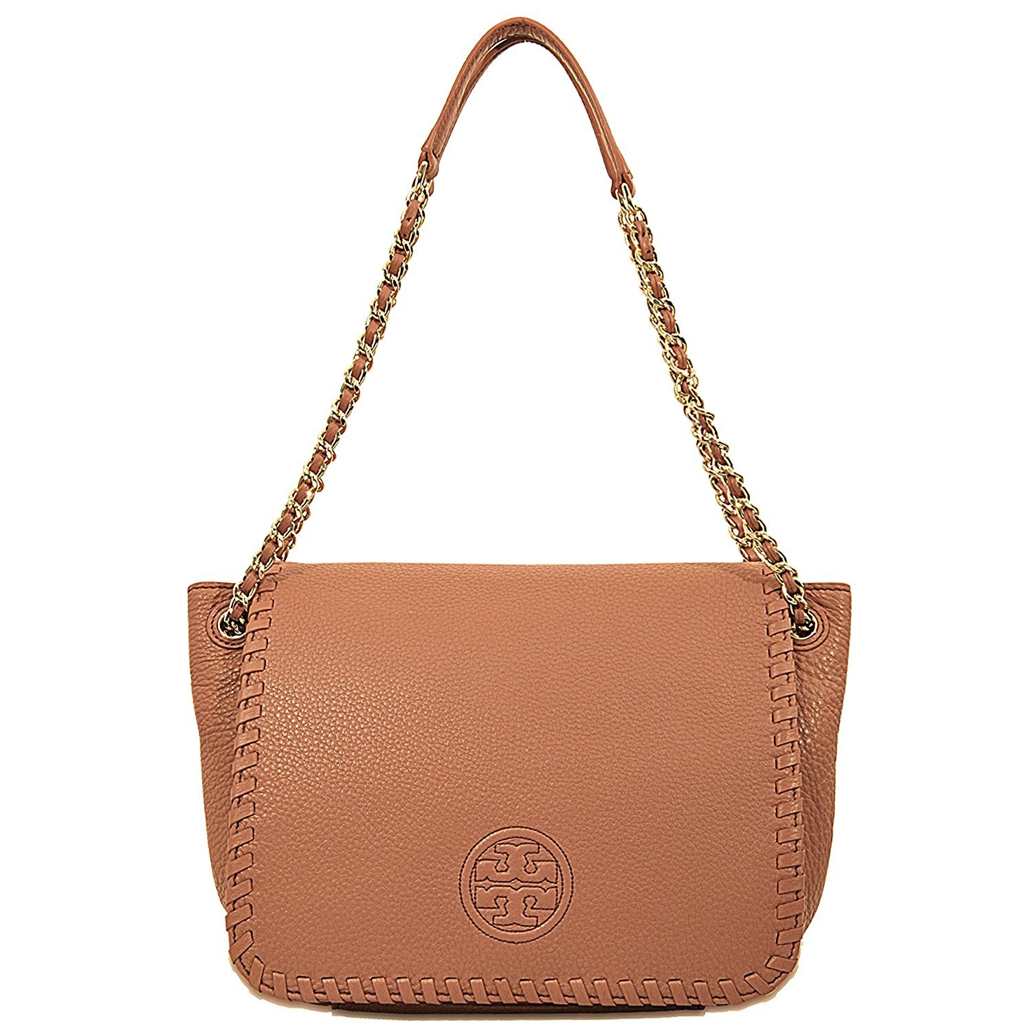 Tory Burch Marion Small Flap Shoulder Bag Bark