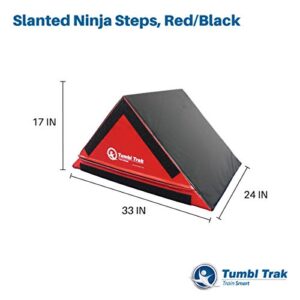 Tumbl Trak Ninja Slanted Steps, Red & Black