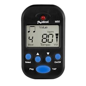 metronome,digital metronome,electronic metronome,clip on with battery,suitable for piano,violin,guitar,drum,running,dancing - black