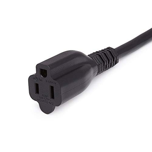 Amazon Basics Power Extension Cord, 25 Feet, 13 Amps, 125V, Black