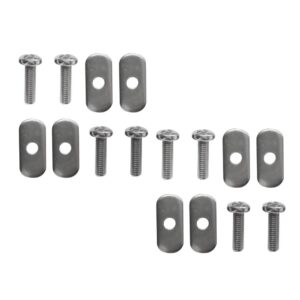 Dovewill 8 Stainless Steel Kayak Rail/Track Screws & Track Nuts Hardware Gear Mounting Replacement Kit for Kayaks Canoes Boats Rails