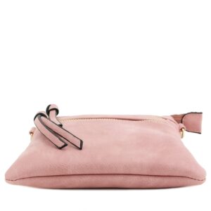 Isabelle Functional Multi Pocket Crossbody Bag (Dusty Pink)