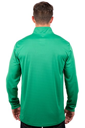 Ultra Game mens Pullover Tee NBA Men s Quarter Zip Poly Knit Long Sleeve Shirt, Team Color, Medium US