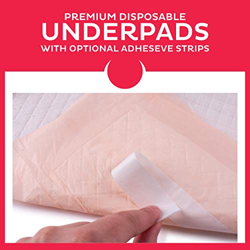 Premium Disposable Underpads 30”x36” (Packed 4x25 Case) Ultra Absorbent Chux Incontinence Bed Pads, Pet Training Pads X-Large 100/Case