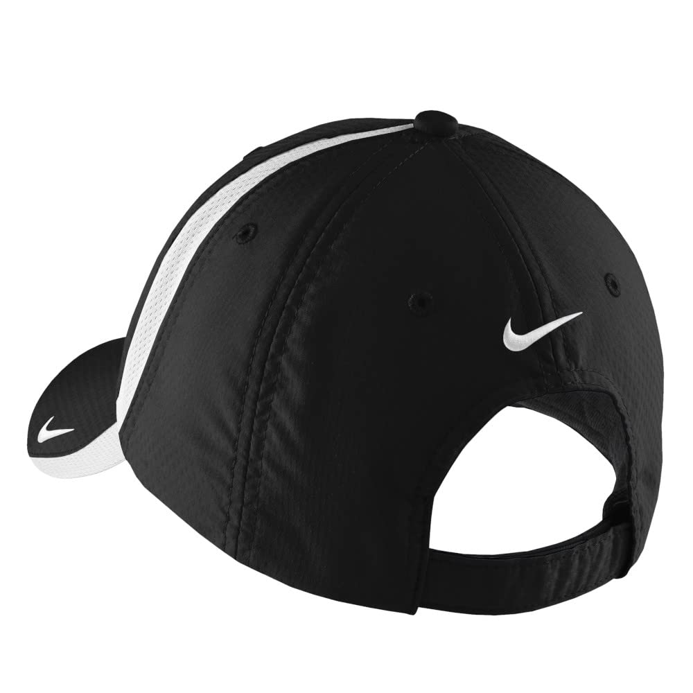 NIKE Sphere Dry Hat Mens Adjustbale Cap 247077 -Black-White