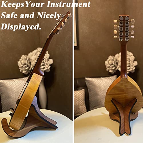 WOGOD Ukulele Stand Instrument Stand Folding Portable Stand for Mandolins and Violins .