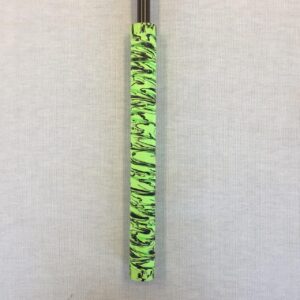 Winn Fishing 66" Rod Overwrap Tape, Slim - Chartreuse/black