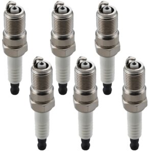 ena set of 6 platinum spark plug 2000 2001 2002 2003 2004 2005 2006 2007 2008 2009 compatible with mercury ford escape freestyle fusion mustang taurus zephyr milan montego sable v6 3.0l replace# sp433